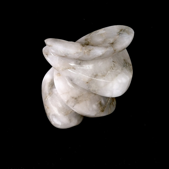 White Alabaster Stone Carving Jessica Dunagan