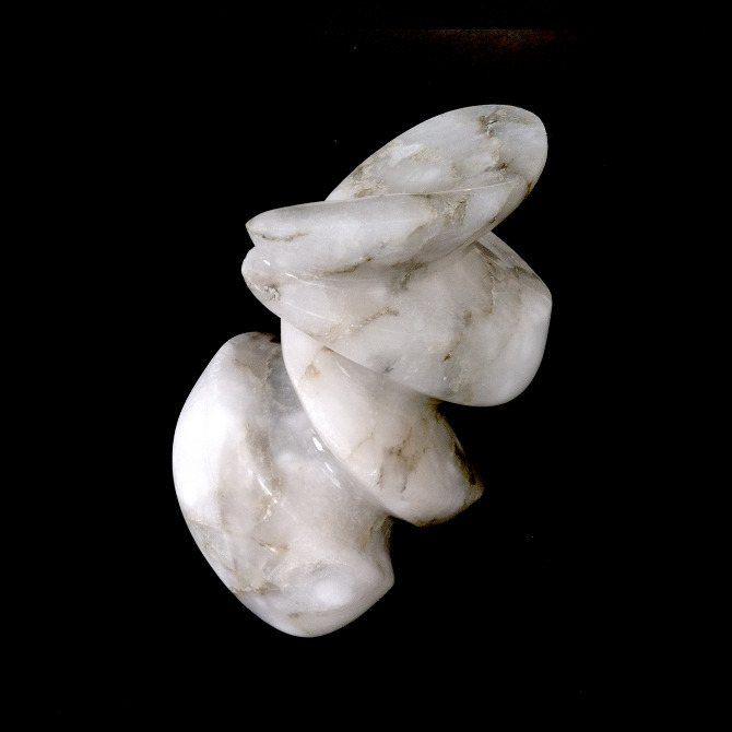 White Alabaster Stone Carving Jessica Dunagan